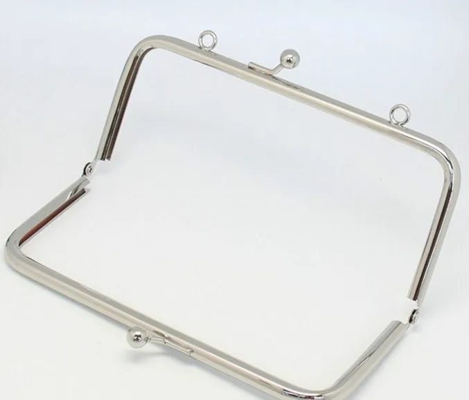 7"(18.5cm) Purse Frame Brushed Brass Bag Hanger Clutch Purse Frame 18.5cm x 8cm
