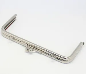 7"(18.5cm) Purse Frame Brushed Brass Bag Hanger Clutch Purse Frame 18.5cm x 8cm