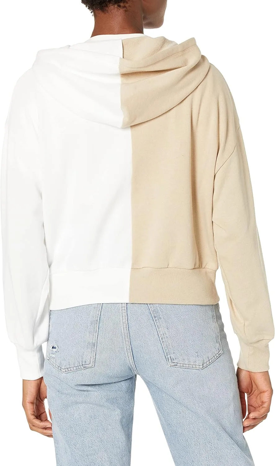 GAP Women's Cropped Zip Hoodie Hooded Sweatshirt