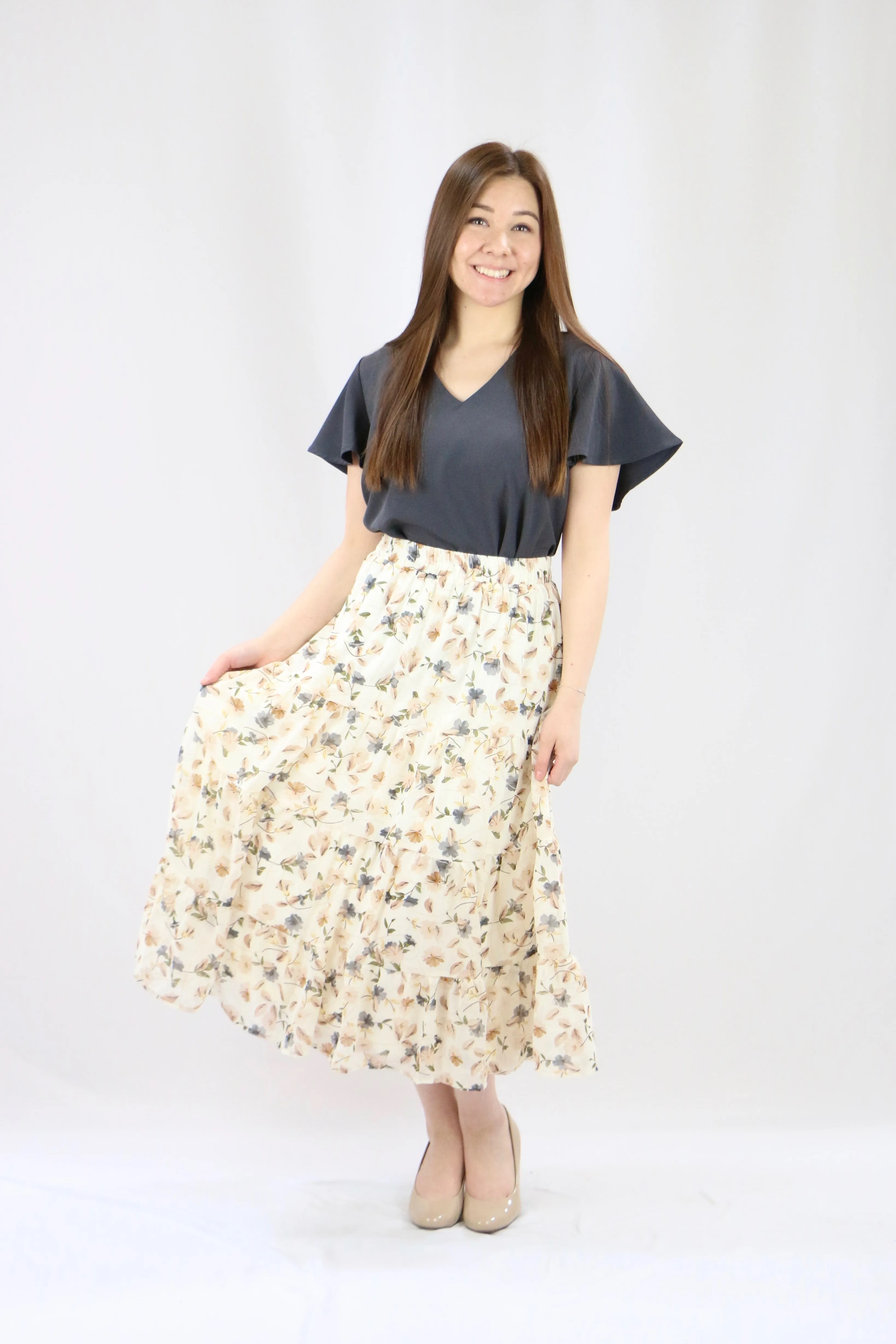 Joni Top - Charcoal