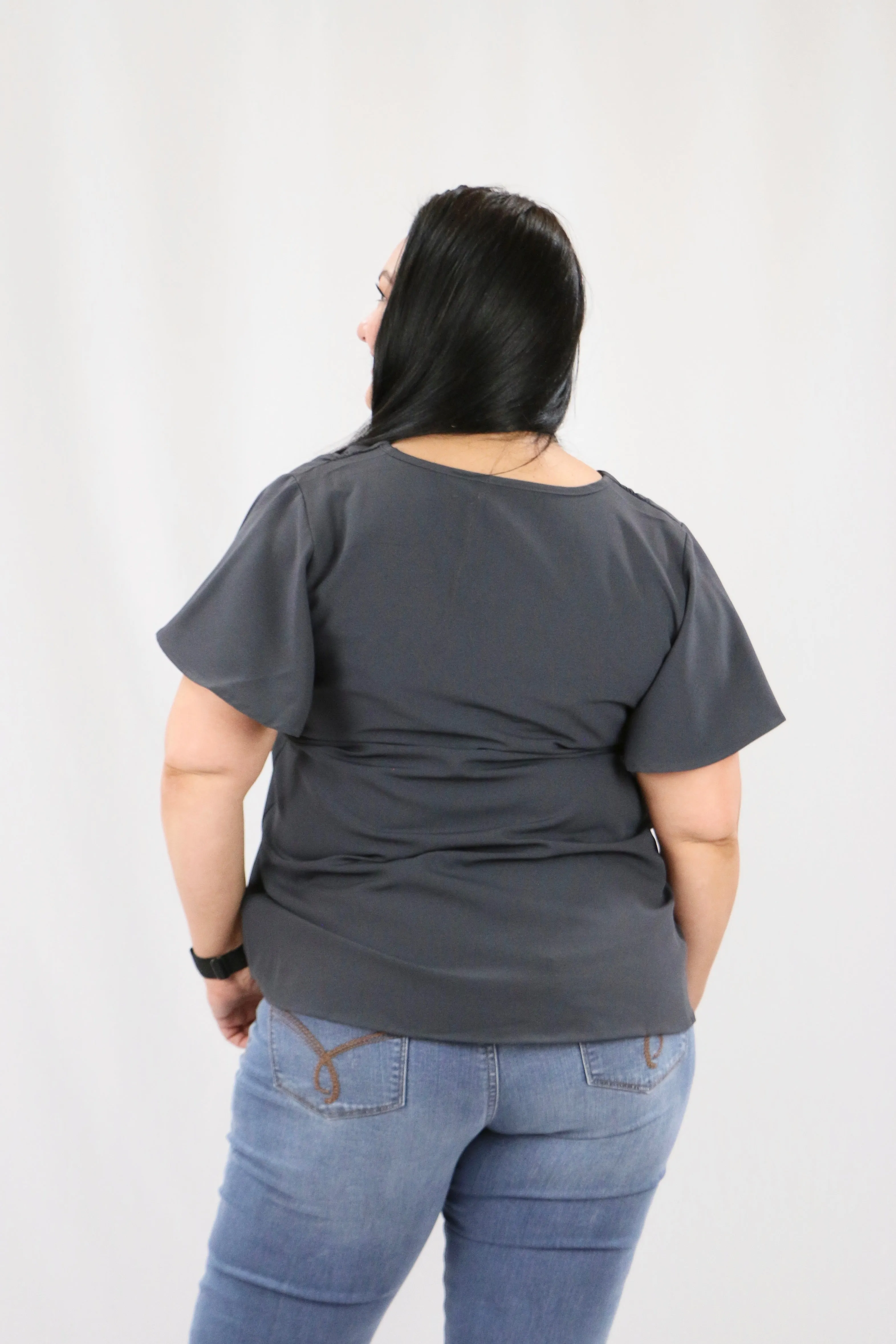 Joni Top - Charcoal