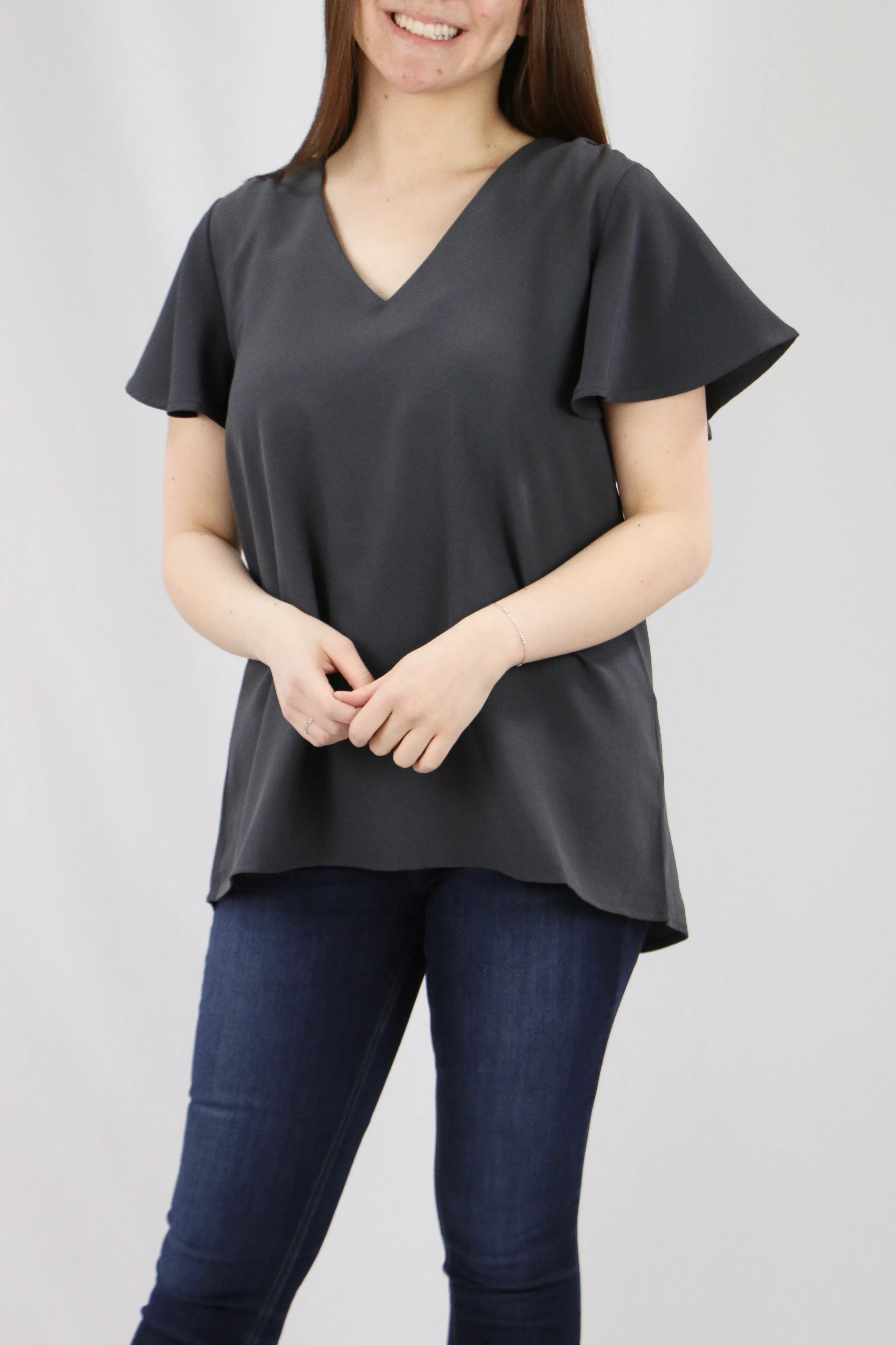 Joni Top - Charcoal