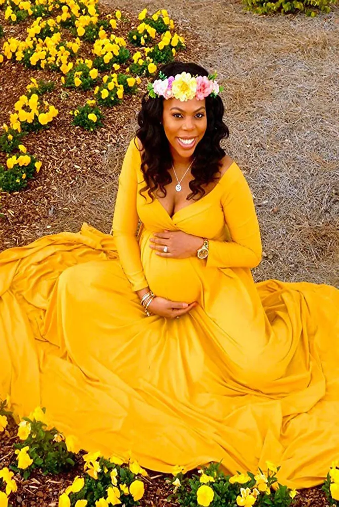 Karen Stylish Ball Maternity Gown