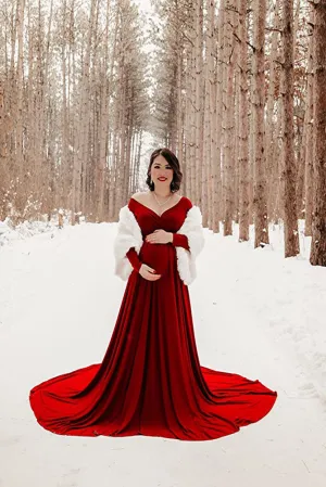 Karen Stylish Ball Maternity Gown