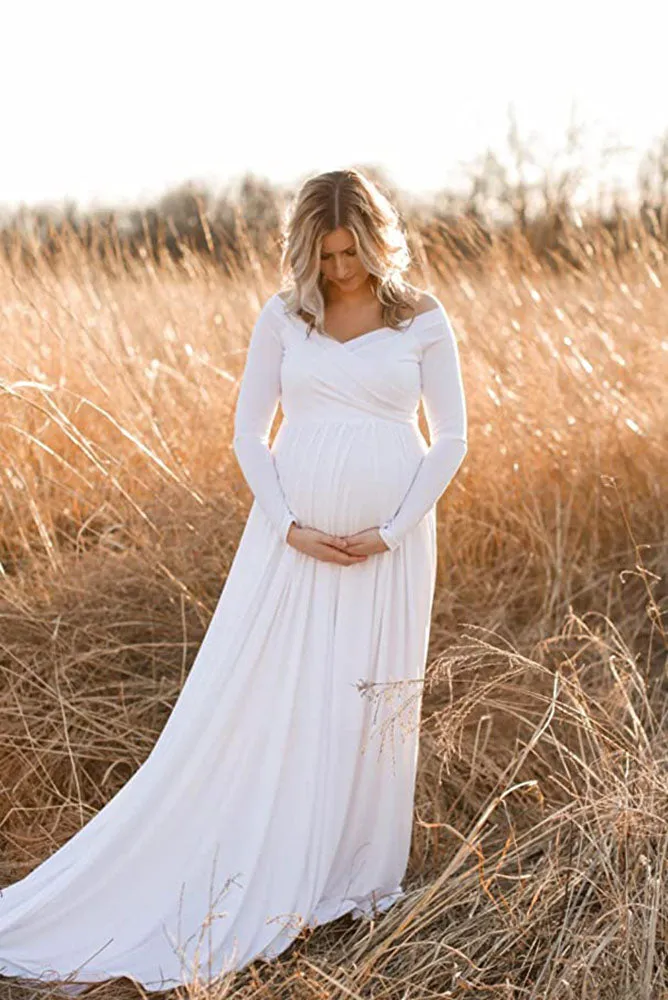 Karen Stylish Ball Maternity Gown