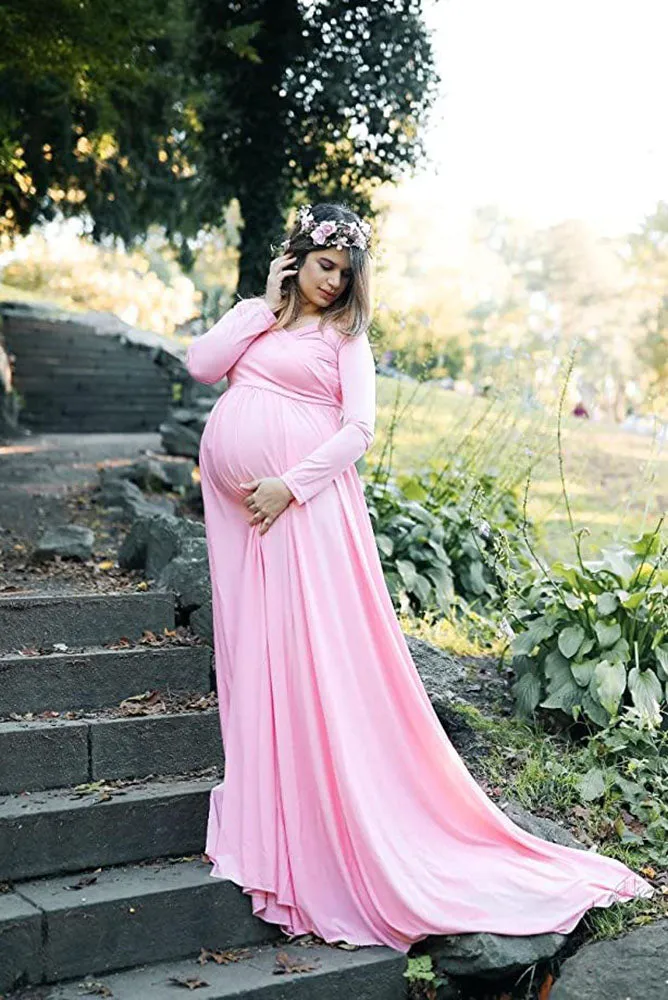 Karen Stylish Ball Maternity Gown