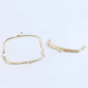 Light Gold Purse Frame Handbag Glue-In Style Wedding Bag Maker 13cm/21cm