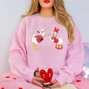 Magical Ducks in Love | Valentine's Day Sweatshirt