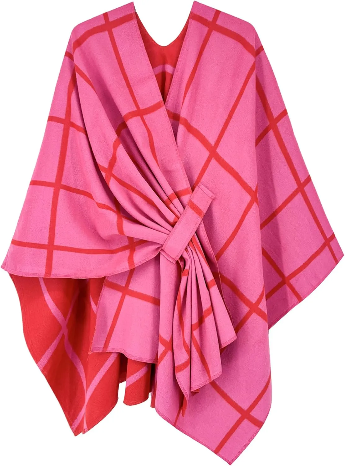 Moss Rose Women's Shawl Wrap Poncho Ruana Cape Open Front Cardigan Shawls for Fall Winter