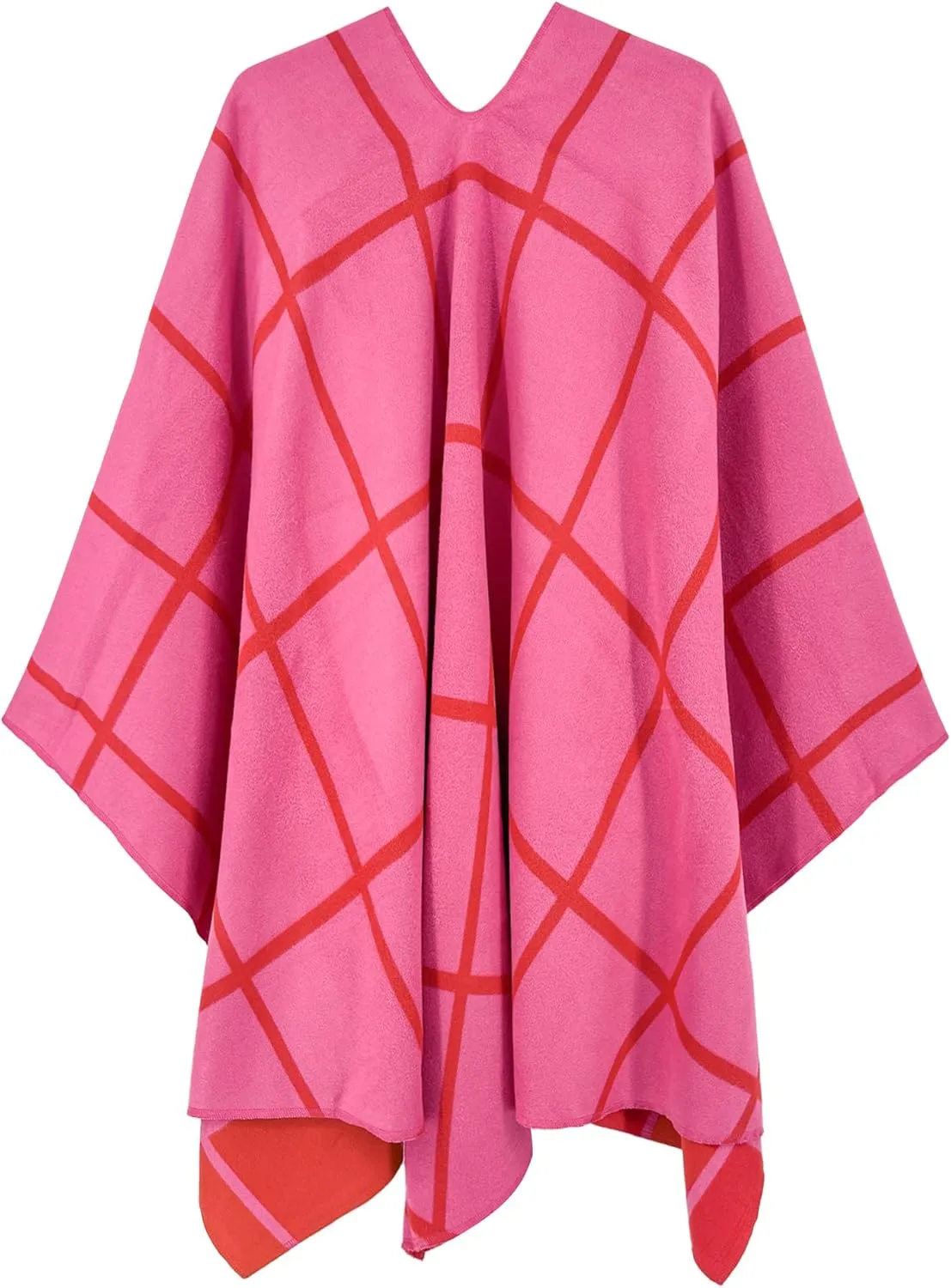 Moss Rose Women's Shawl Wrap Poncho Ruana Cape Open Front Cardigan Shawls for Fall Winter