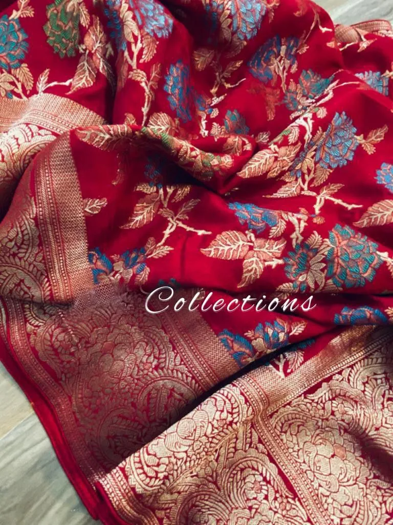 Munga classy Resham saree