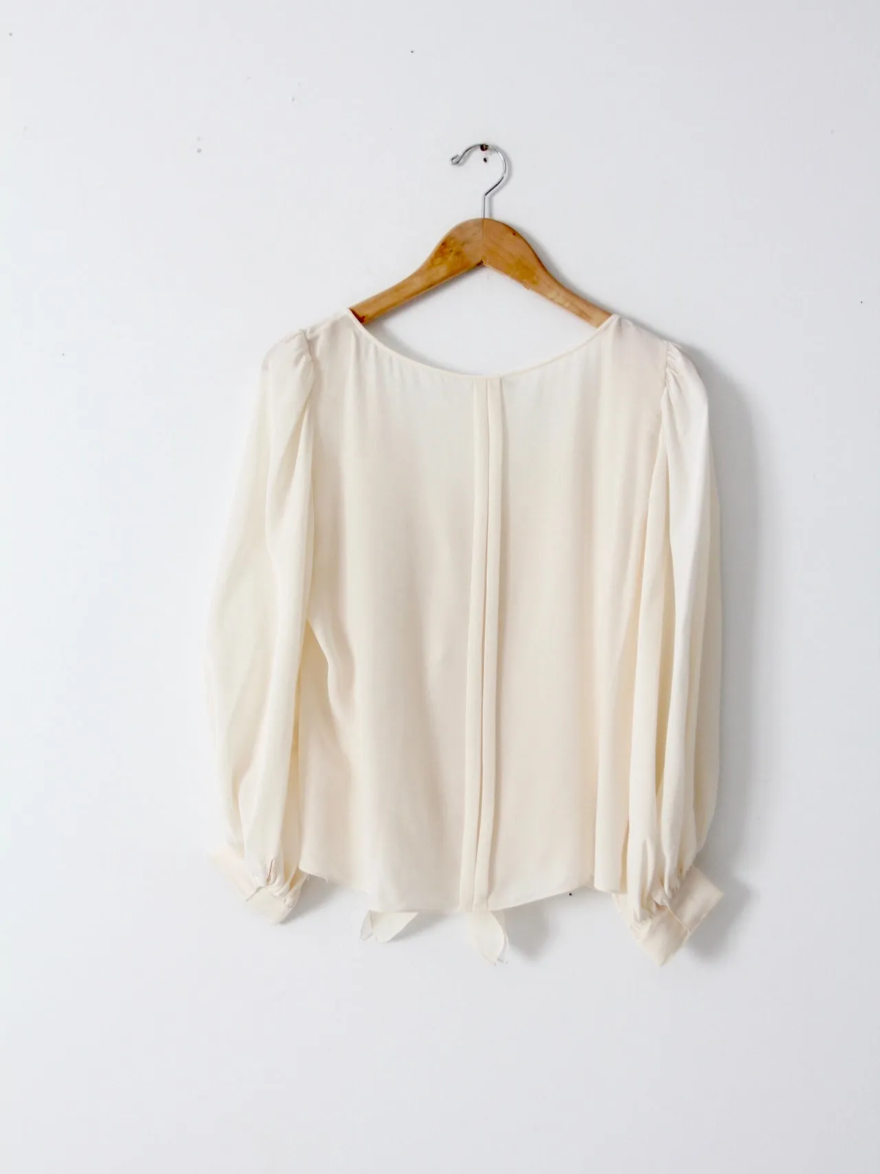 Oscar de la Renta silk blouse