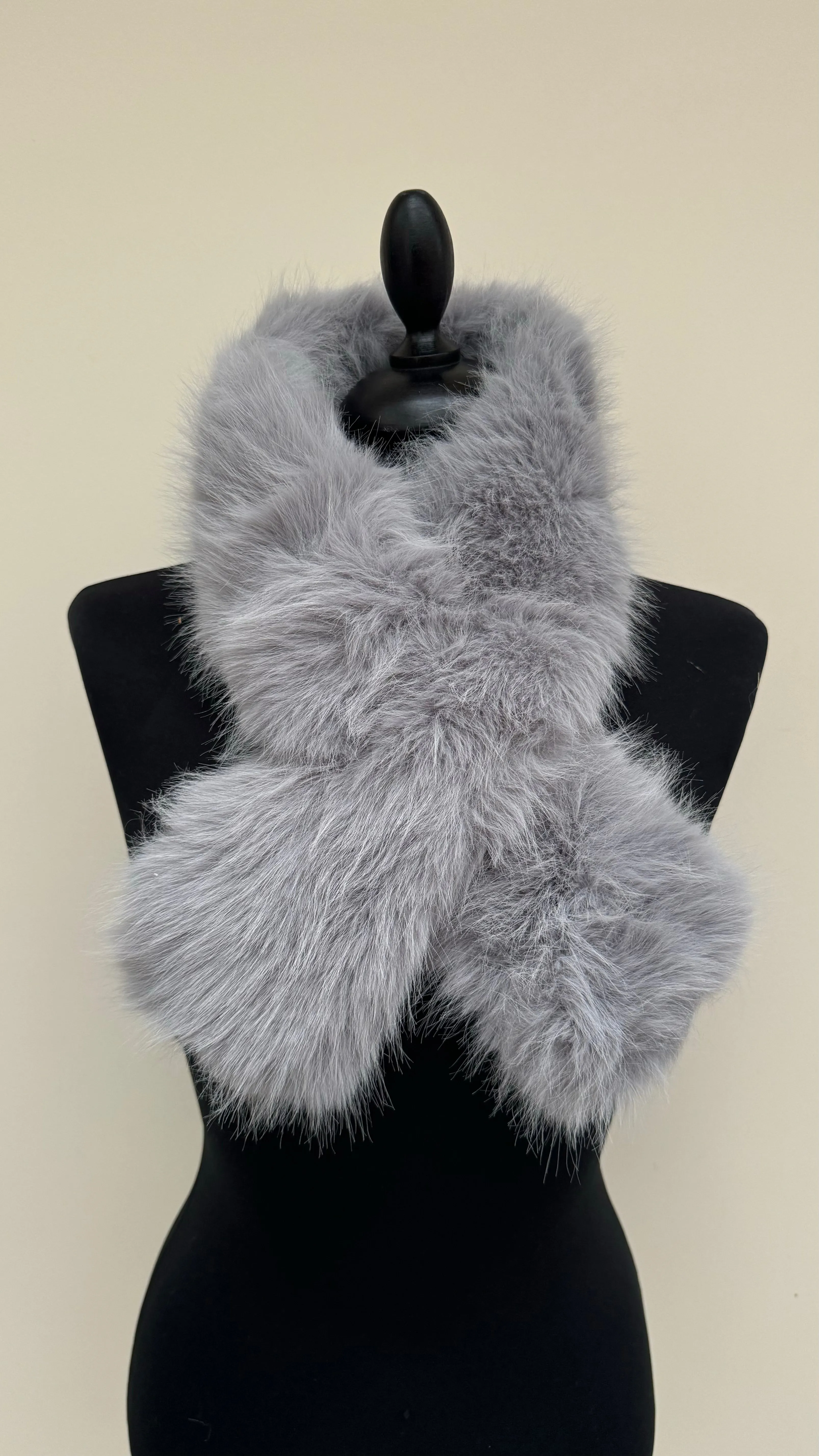 Park Lane Fur Collar Scarf
