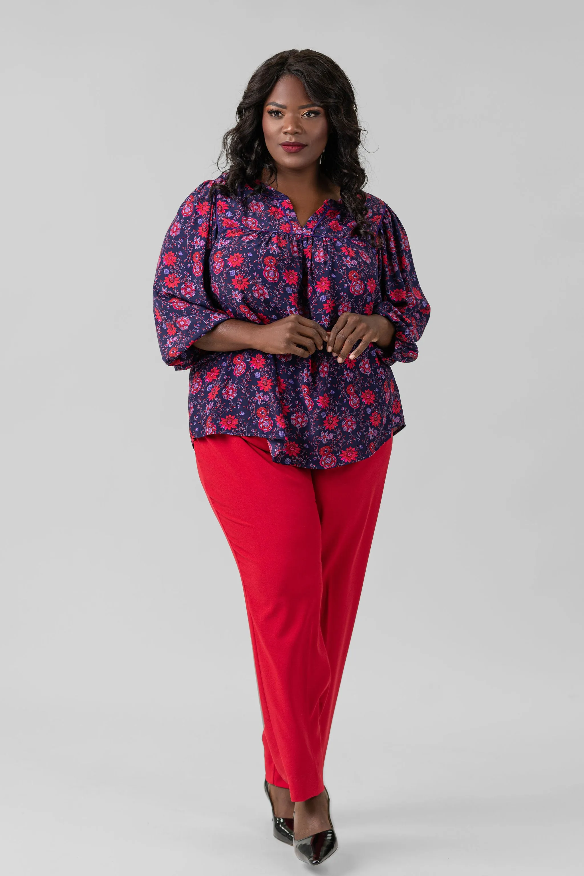 PRINTED BLOUSE