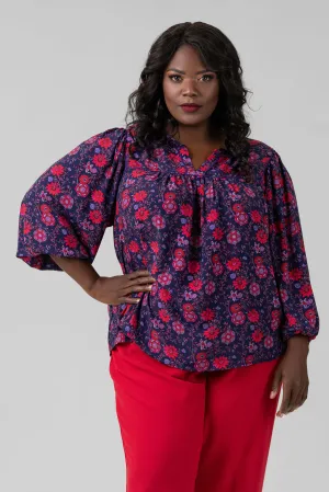 PRINTED BLOUSE