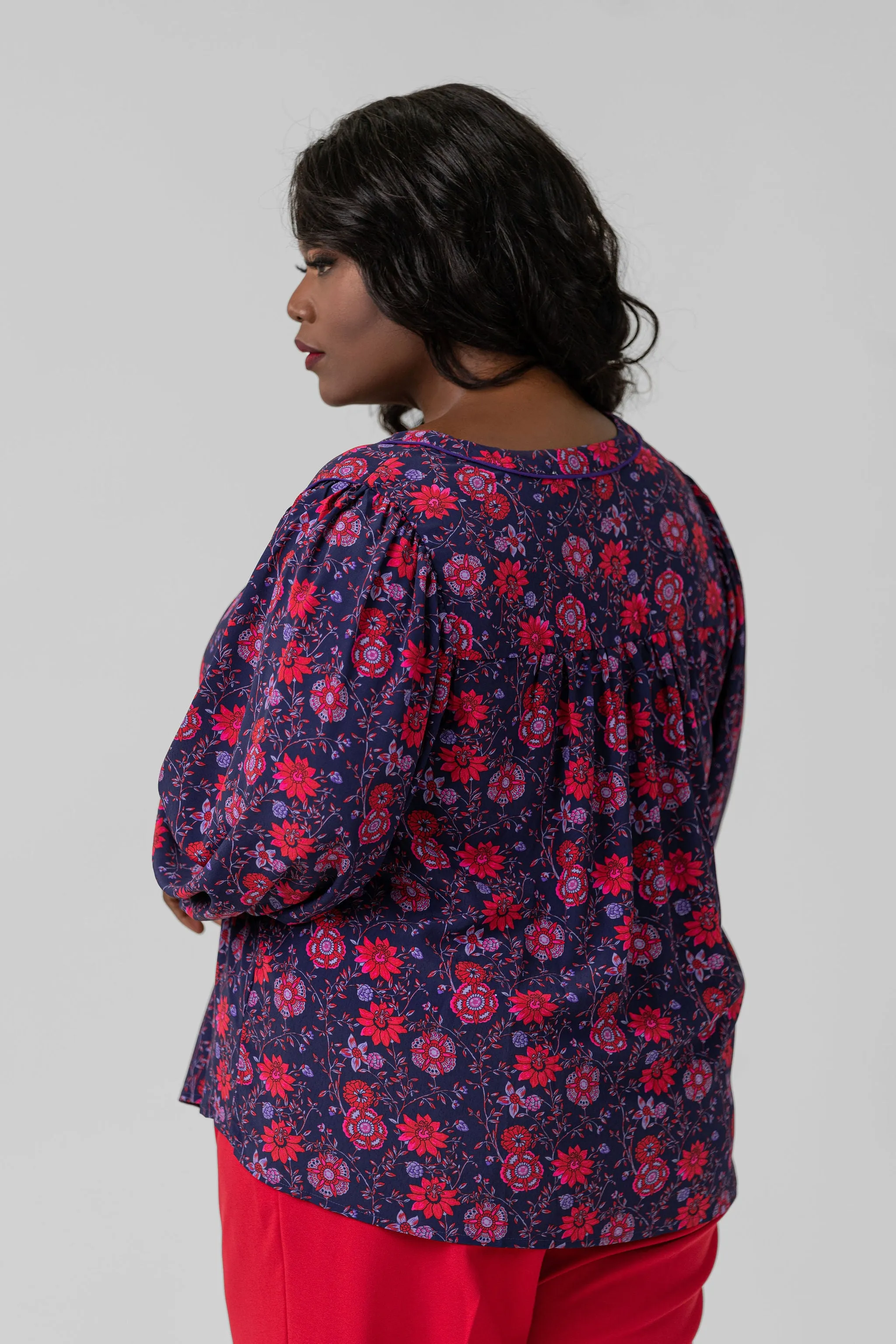 PRINTED BLOUSE