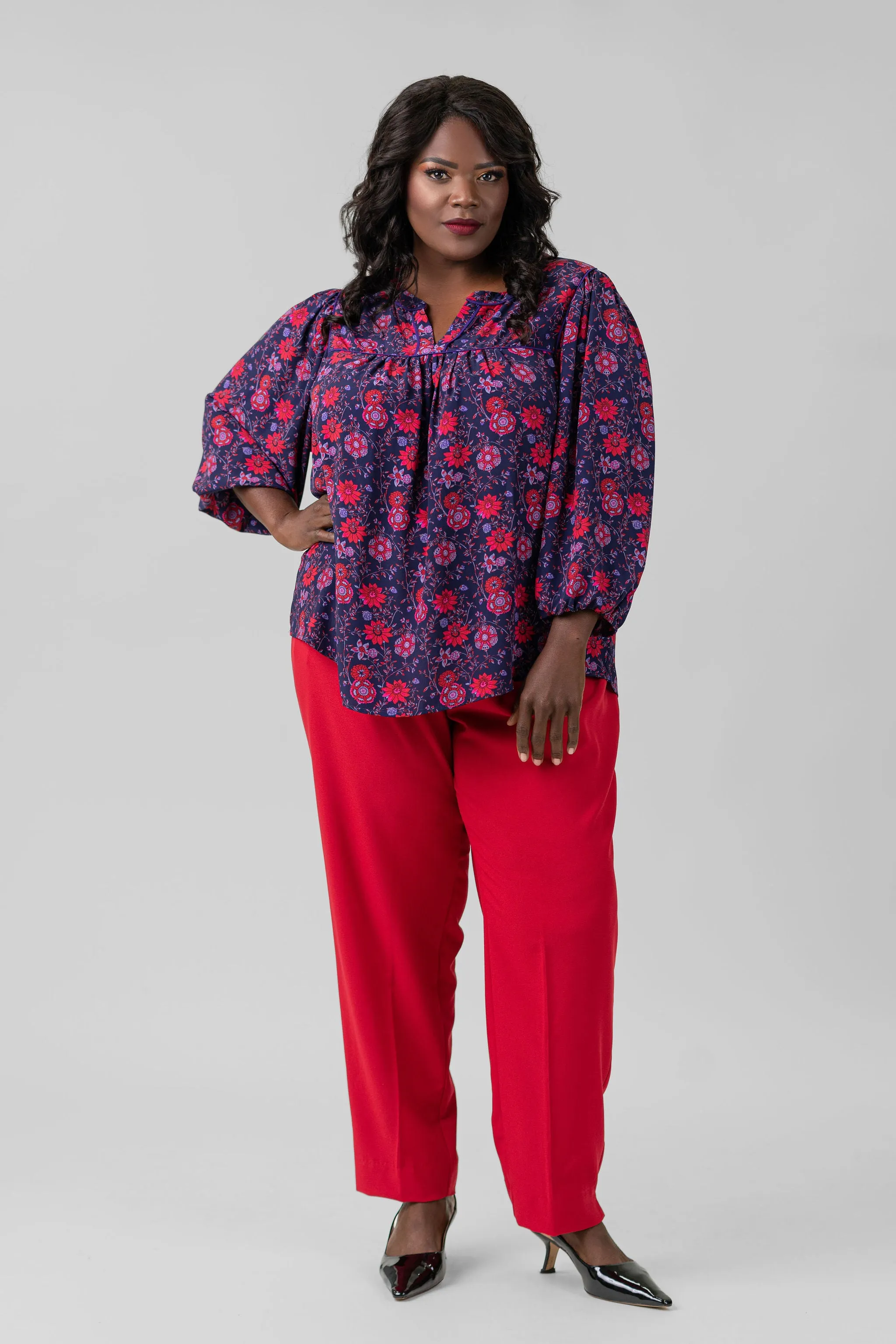 PRINTED BLOUSE