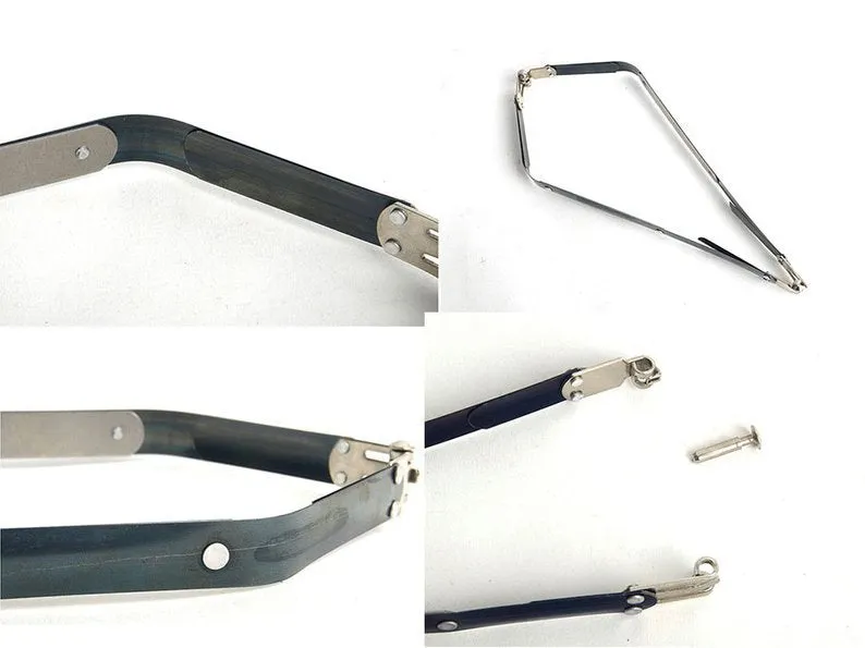 Retro Metal Purse Frame Flex Internal Purse Frame 25cm(10") / 30cm( 12")