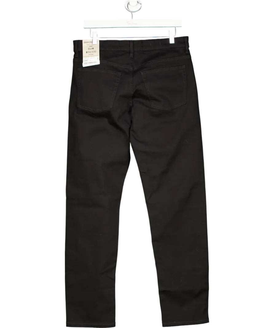 River Island Black Skim Fit Relaxed Casual Jeans - Length 32 W30