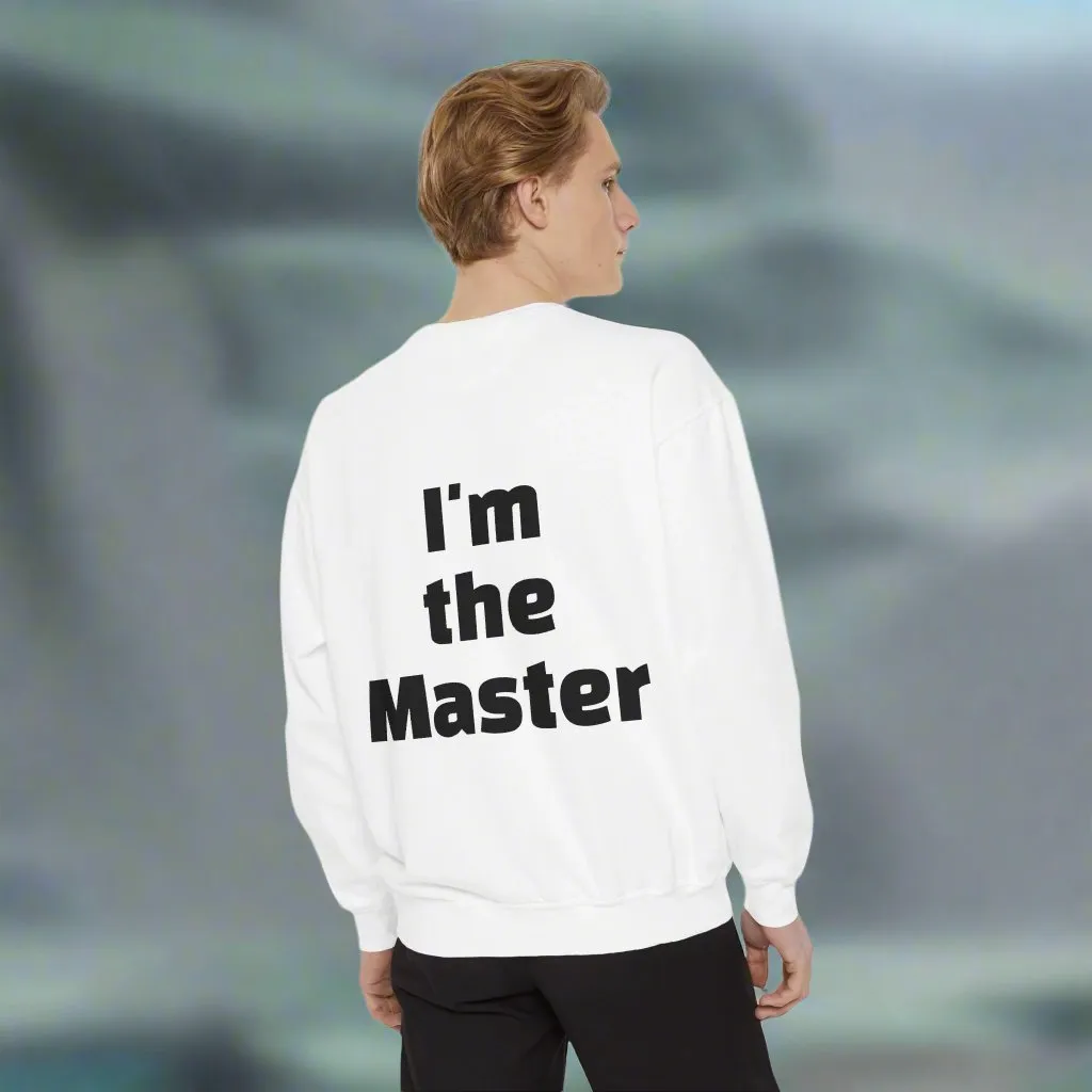 Unisex Garment-Dyed Sweatshirt - Dice & Gaming Design