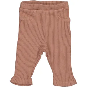W56732-RIBBED LEGGING-Old Pink