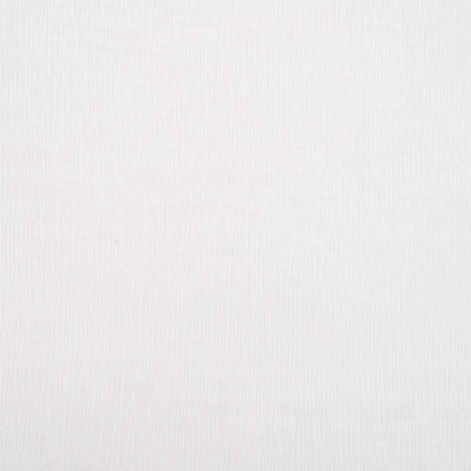 White Crinkled Cotton