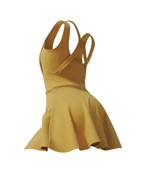 Yellow stylish padel dress
